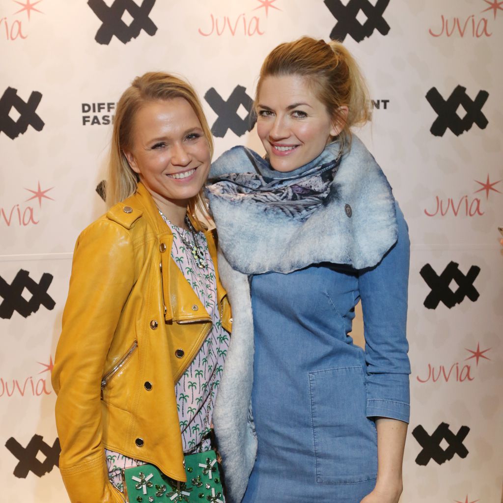 Nova Meierhenrich und Nina Bott auf einem Fashion-Event in Hamburg