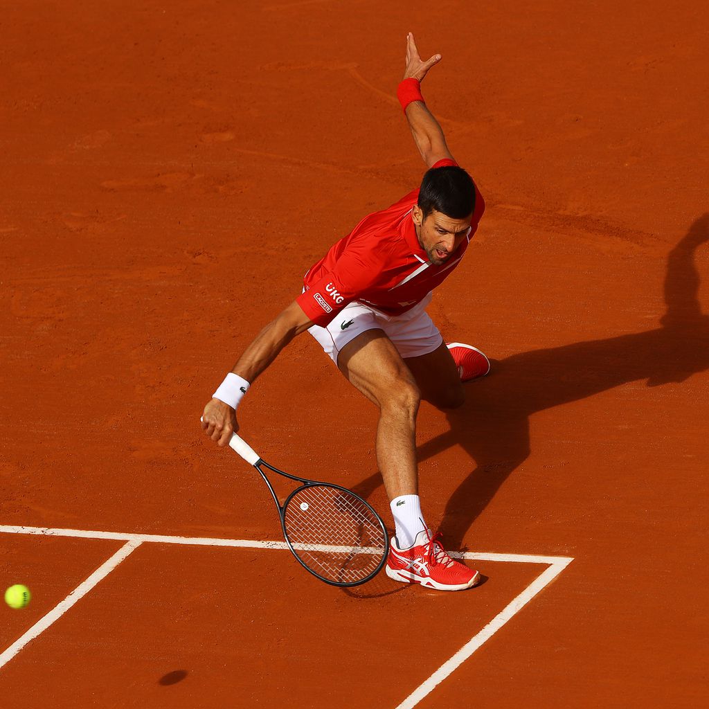 Novak Djokovic bei den French Open 2020