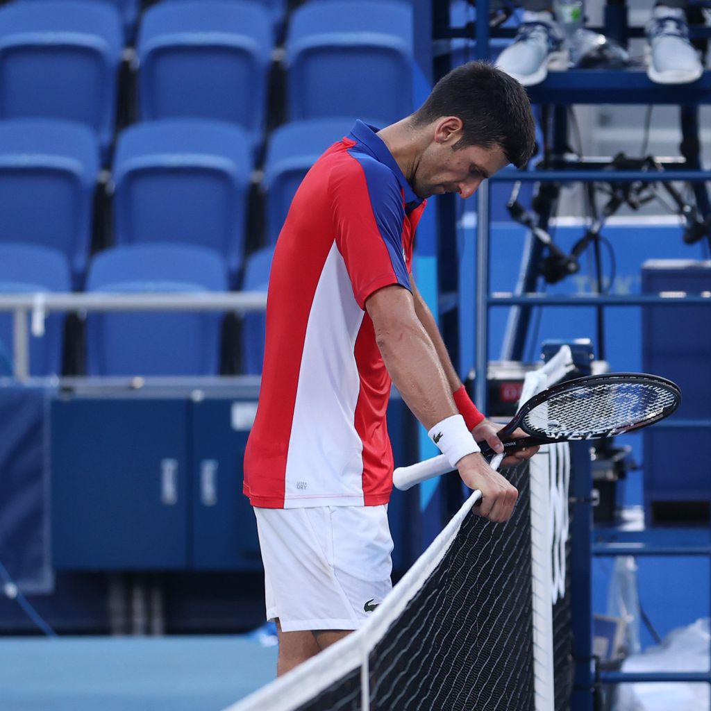 Novak Djokovic bei den Olympischen Spielen im Juli 2021