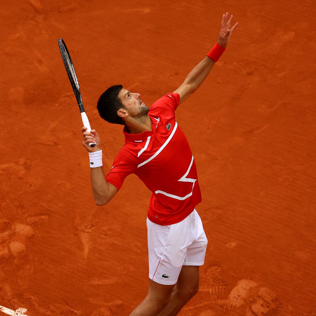 Novak Djokovic bei den French Open 2020