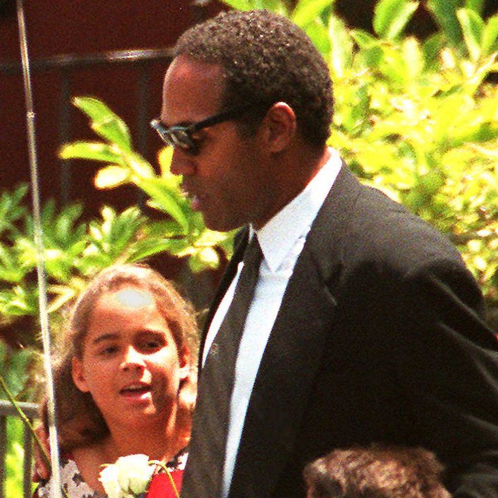 O.J. Simpson mit seinen Kindern Sydney und Justin im Juni 1994