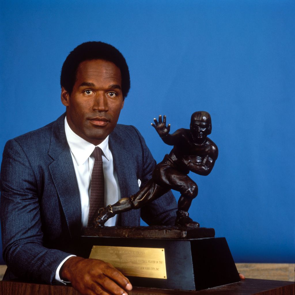 O. J. Simpson in jungen Jahren als Footballspieler