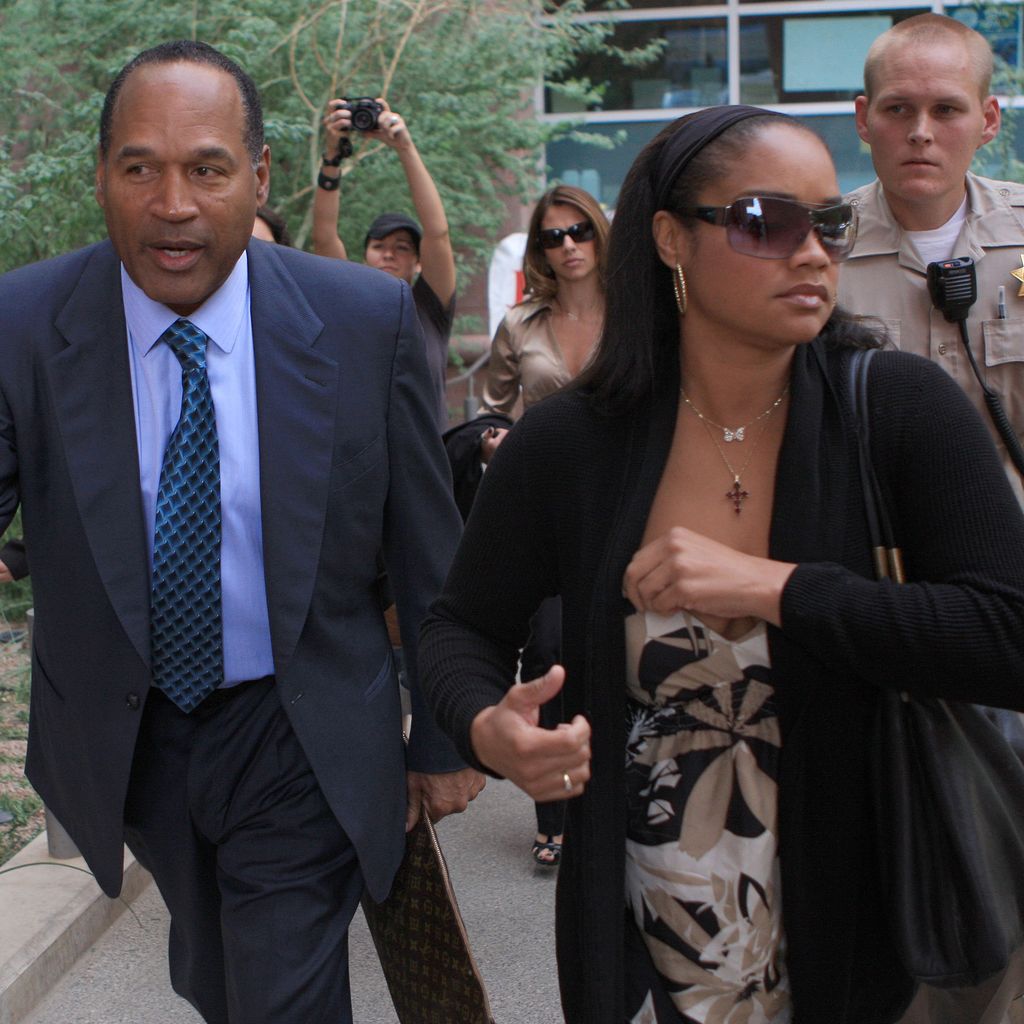 O.J. Simpson und seine Tochter Arnelle im Oktober 2008