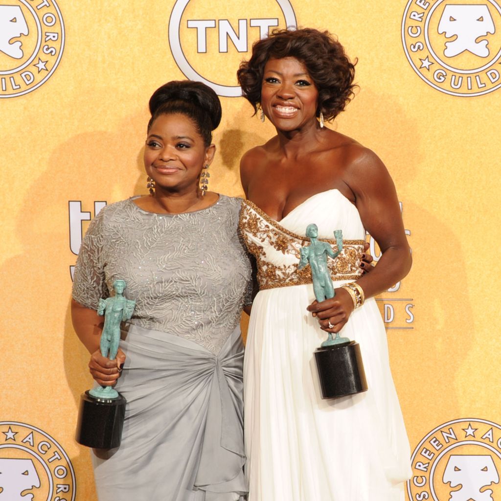 "The Help"-Darstellerinnen Octavia Spencer und Viola Davis bei den SAG Awards 2012