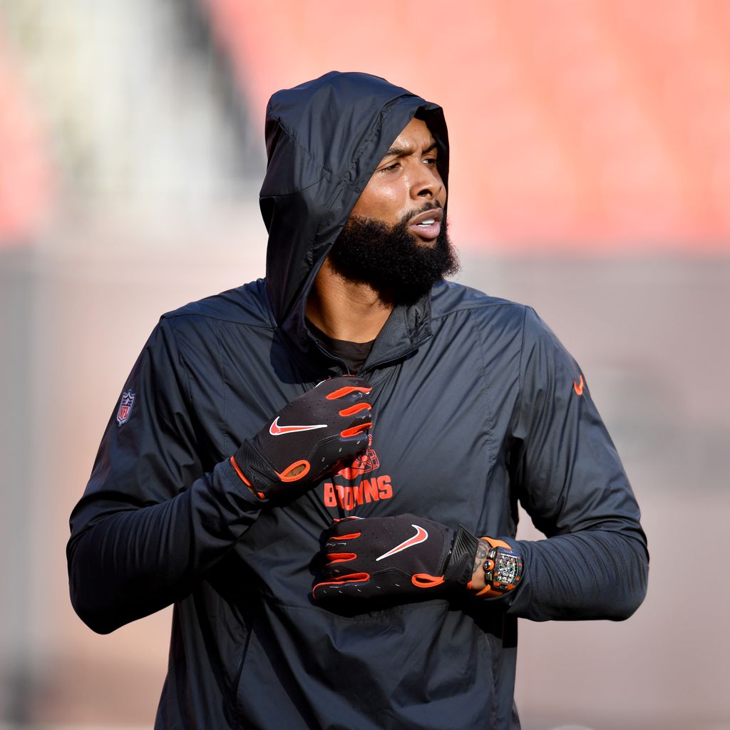 Odell Beckham Jr. vor einem Spiel der Cleveland Browns