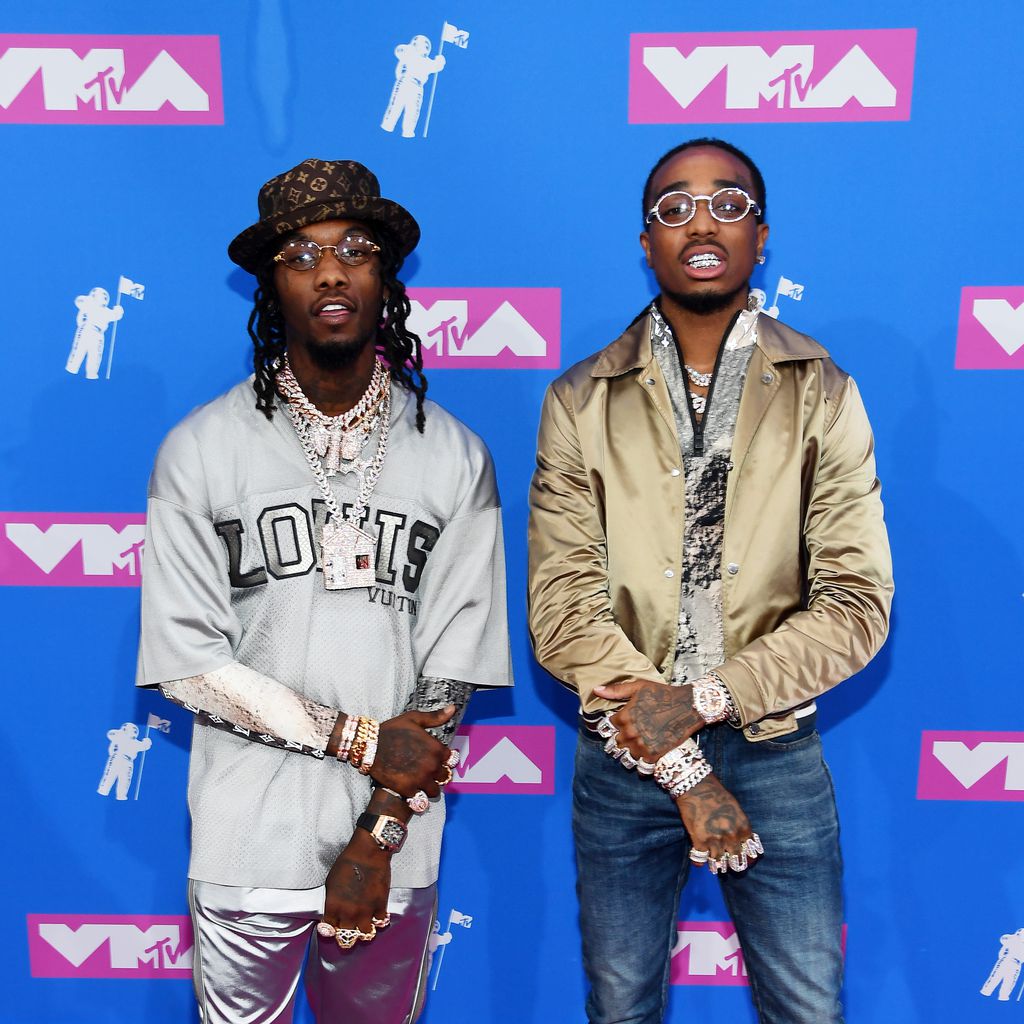 Rapper Offset und Quavo bei den MTV Video Music Awards 2018