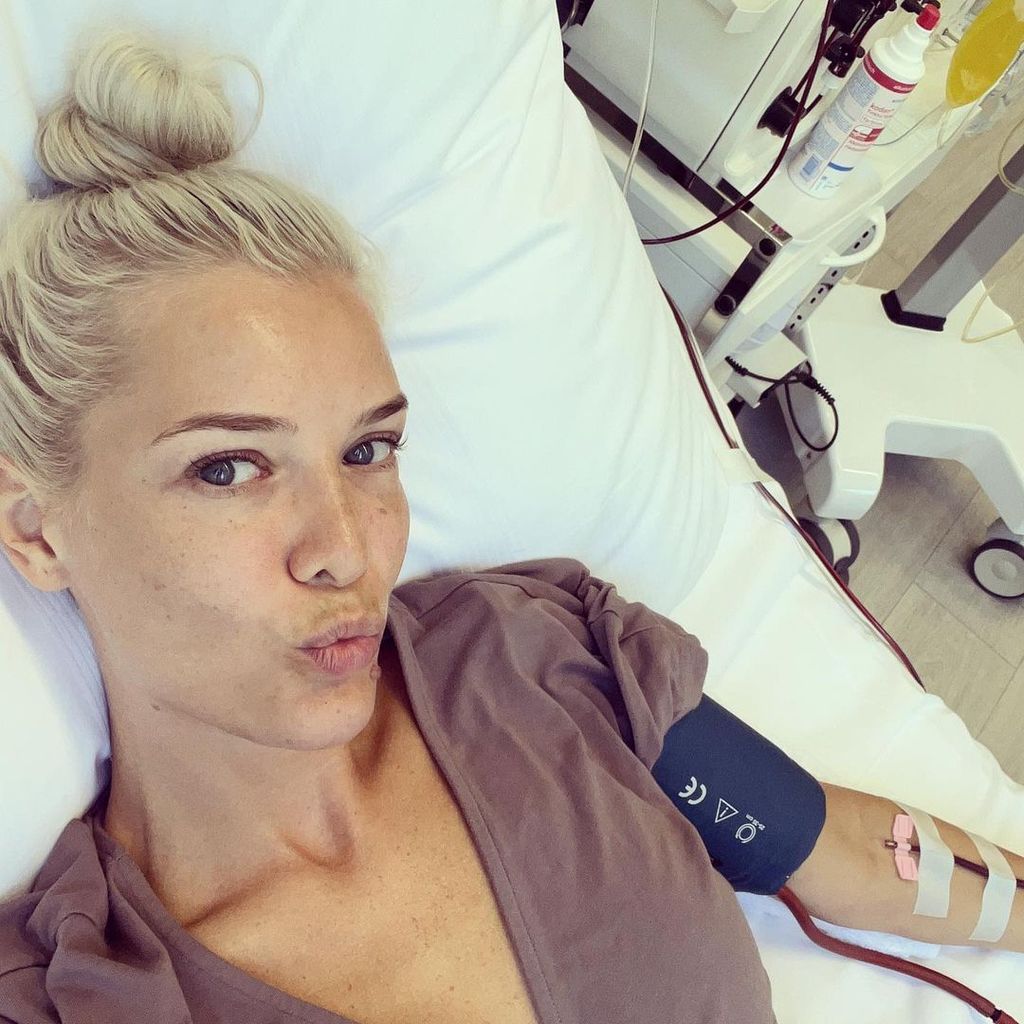 Oksana Kolenitchenko während ihrer Behandlung im Juli 2022