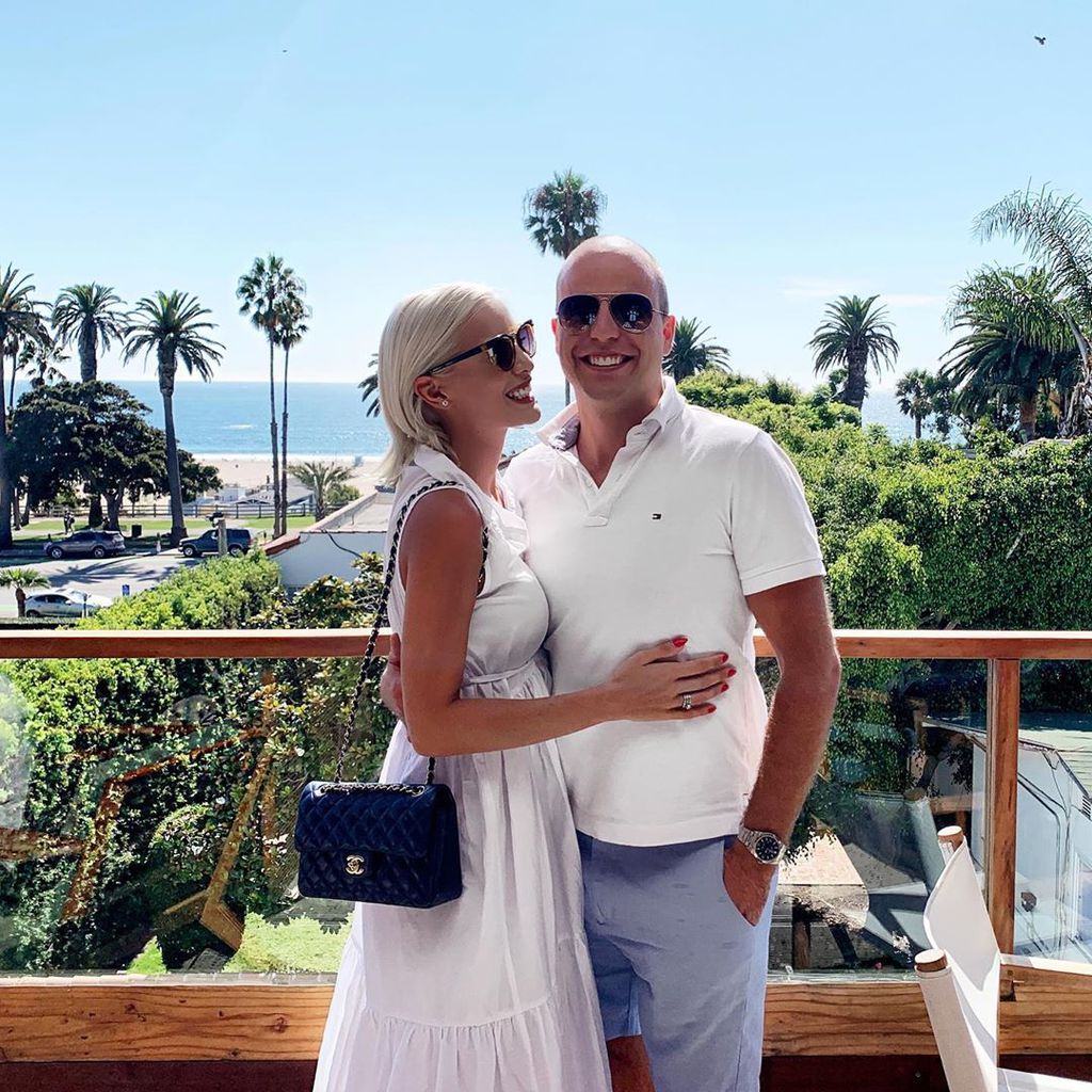 Oksana Kolenitchenko mit ihrem Ehemann Daniel