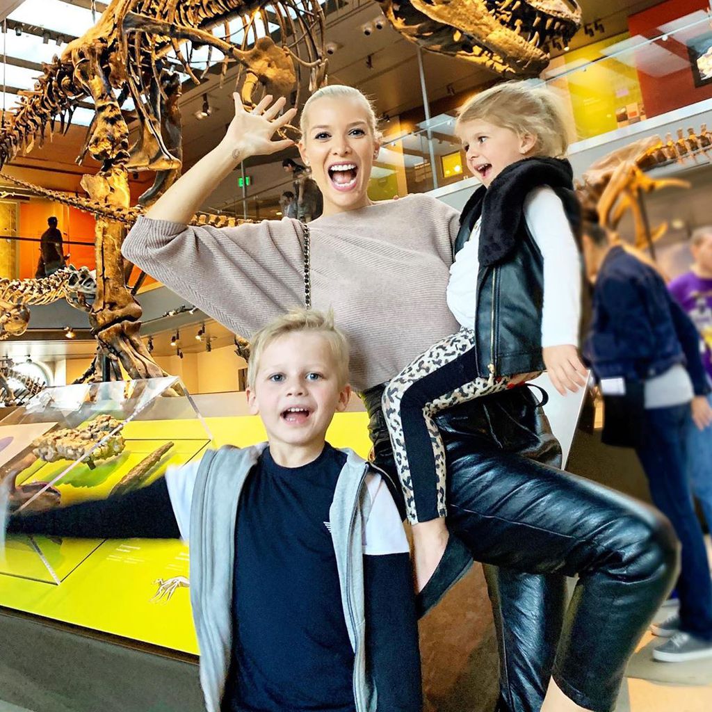 Oksana Kolenitchenko mit ihren Kindern, Februar 2020