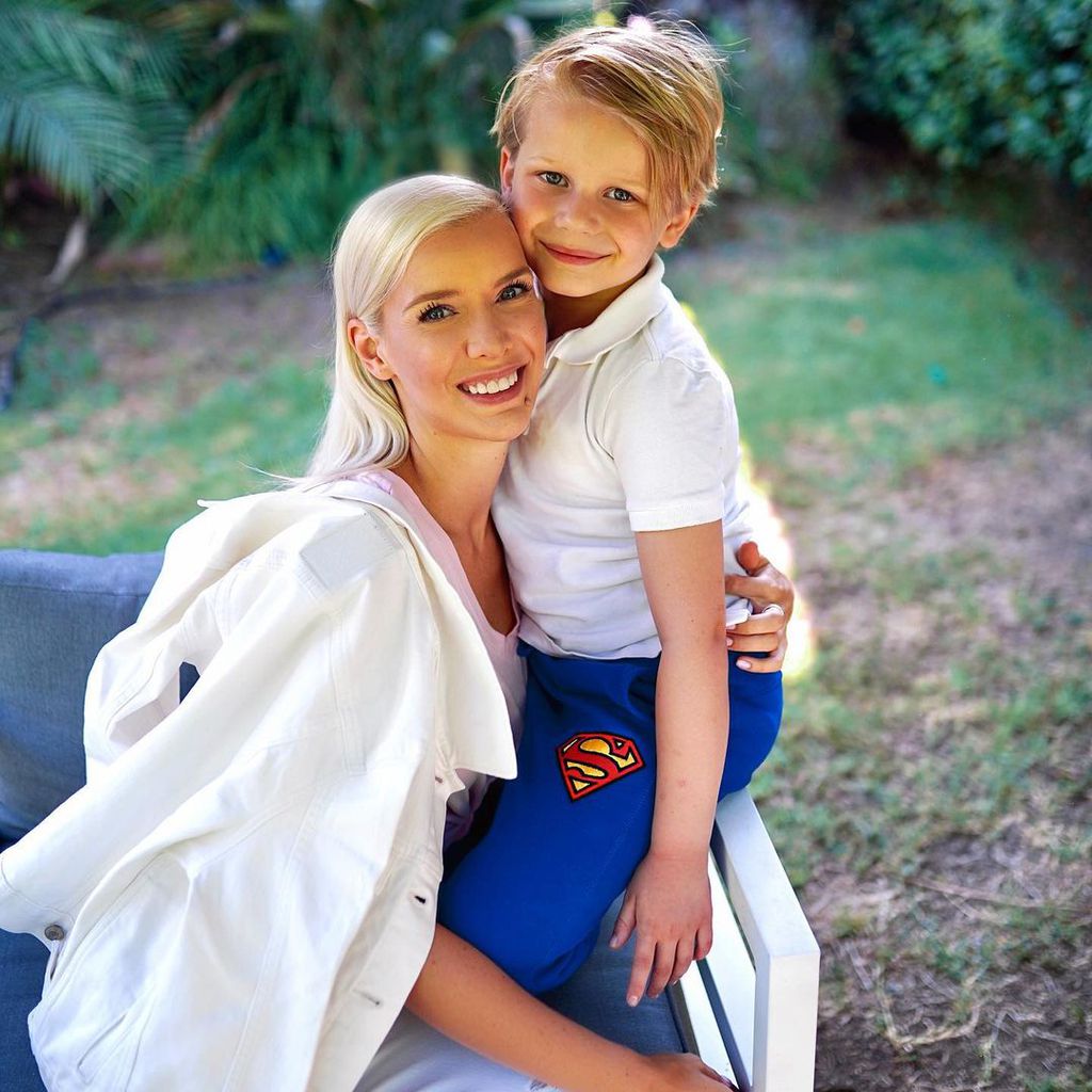 Oksana Kolenitchenko mit ihrem Sohn Milan