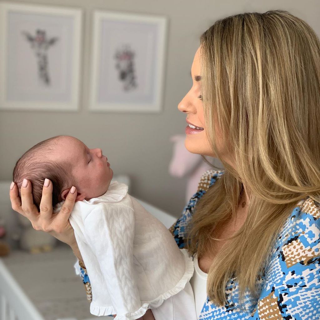 Ola Jordan und ihre Tochter Ella im April 2020