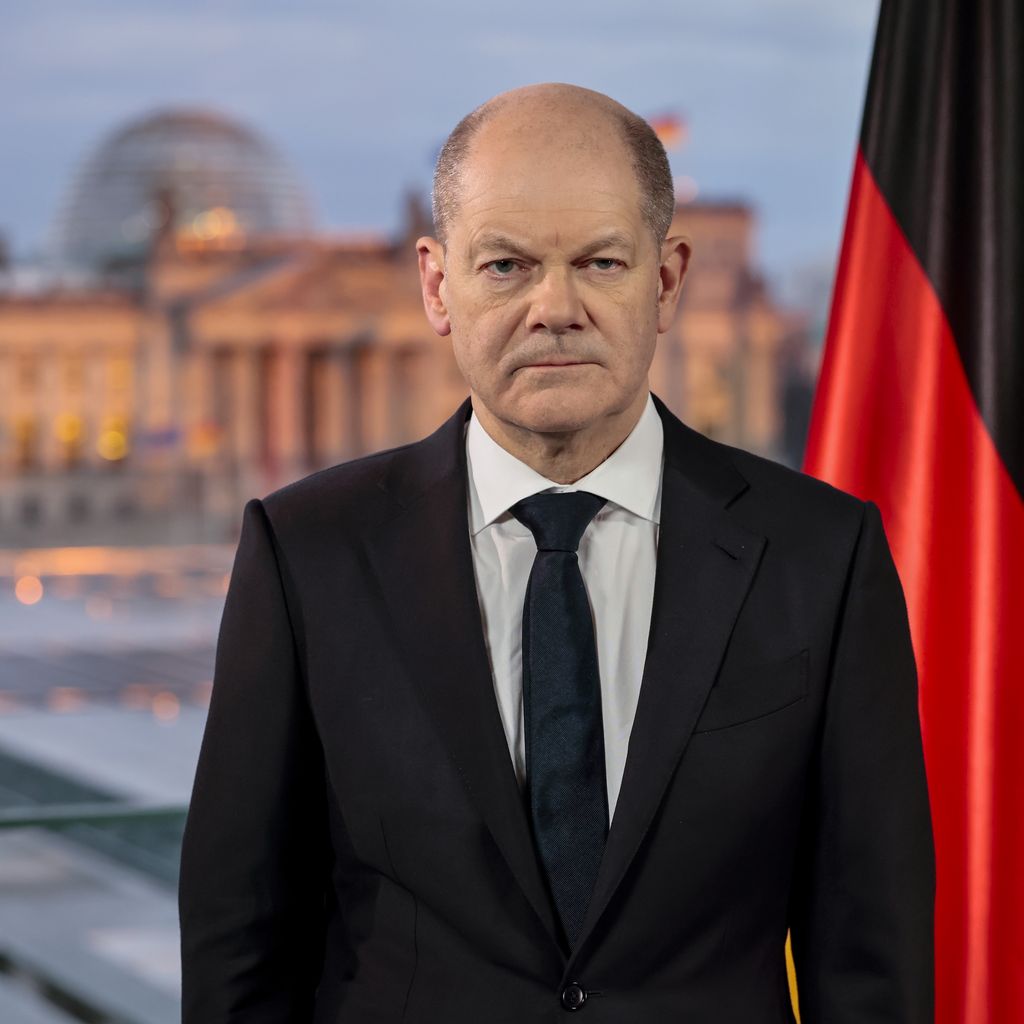 Olaf Scholz, Februar 2022