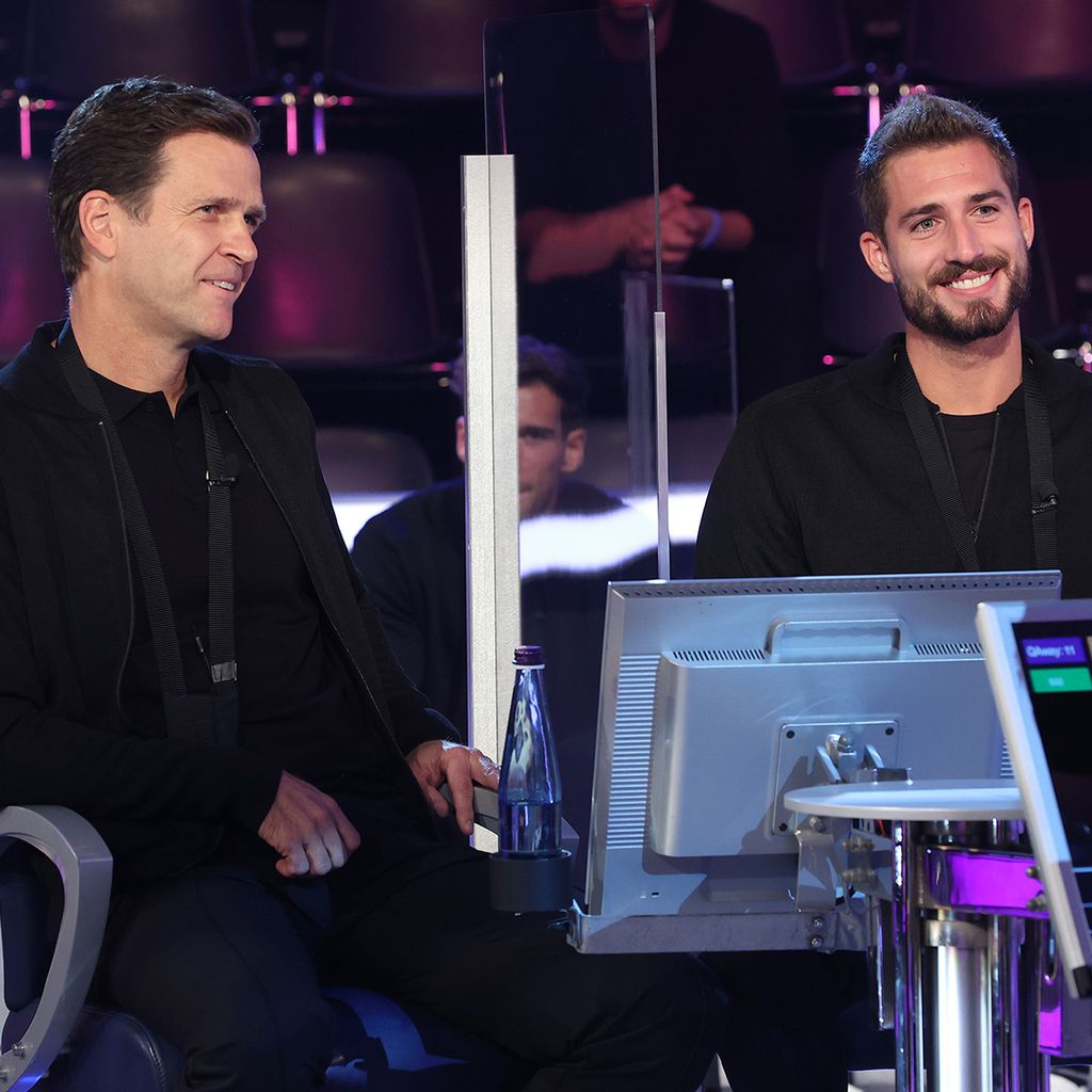 Oliver Bierhoff und Kevin Trapp bei "Wer wird Millionär?"