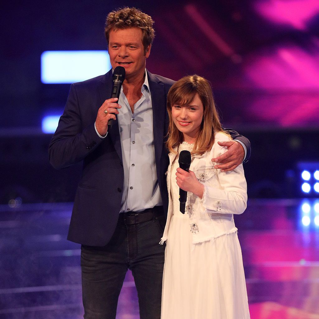 Oliver Geissen und Marie Wegener bei der zweiten DSDS-Liveshow