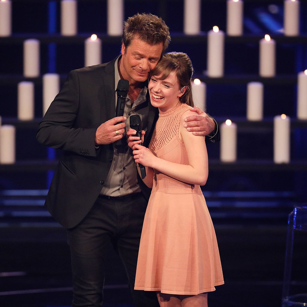 Oliver Geissen und Marie Wegener bei DSDS