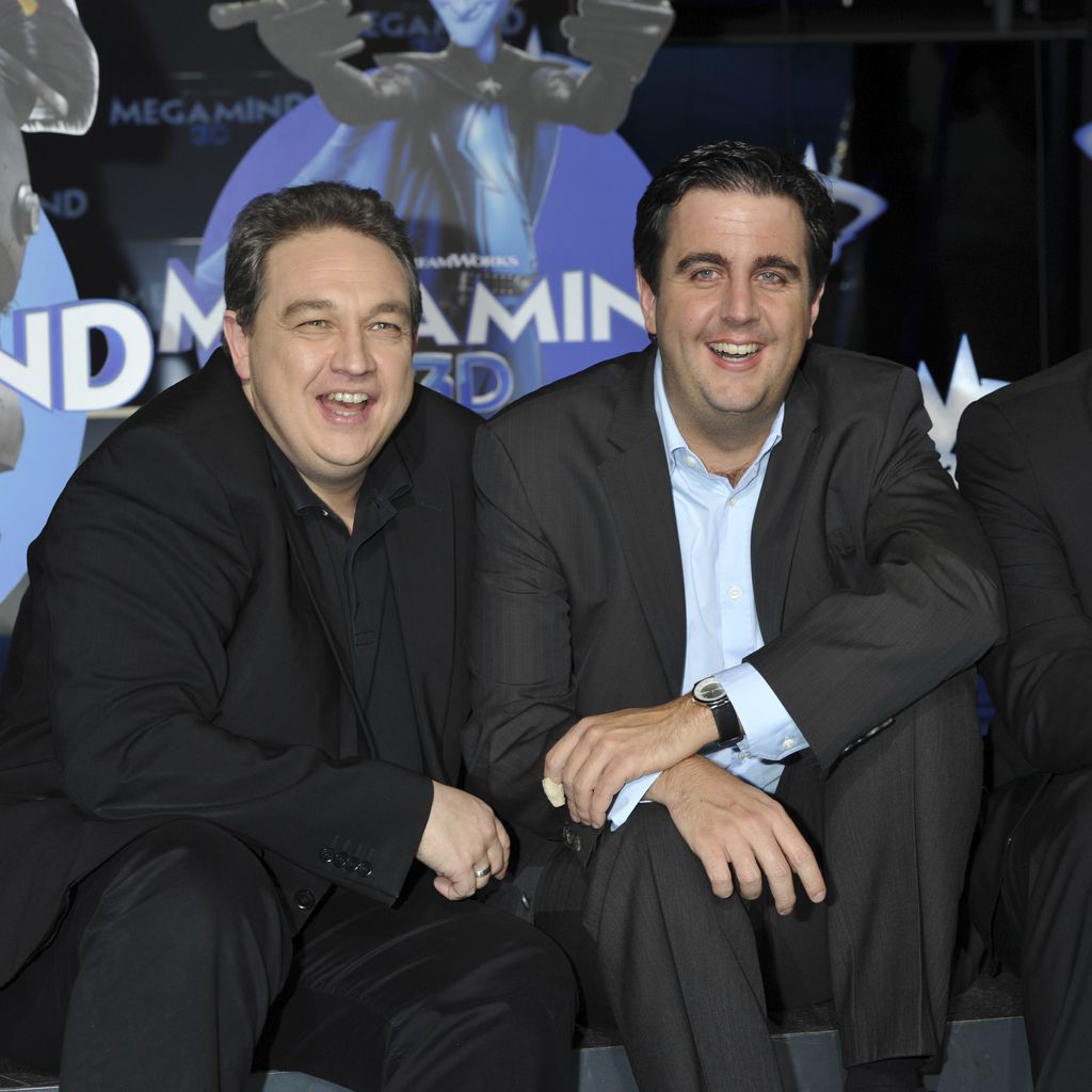 Oliver Kalkofe, Bastian Pastewka und Oliver Welke bei der "Megamind"-Premiere in München 2010