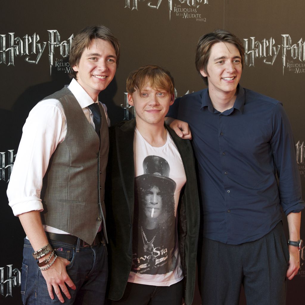 Oliver Phelps, Rupert Grint und James Phelps bei der Premiere von HP 7.2 2011