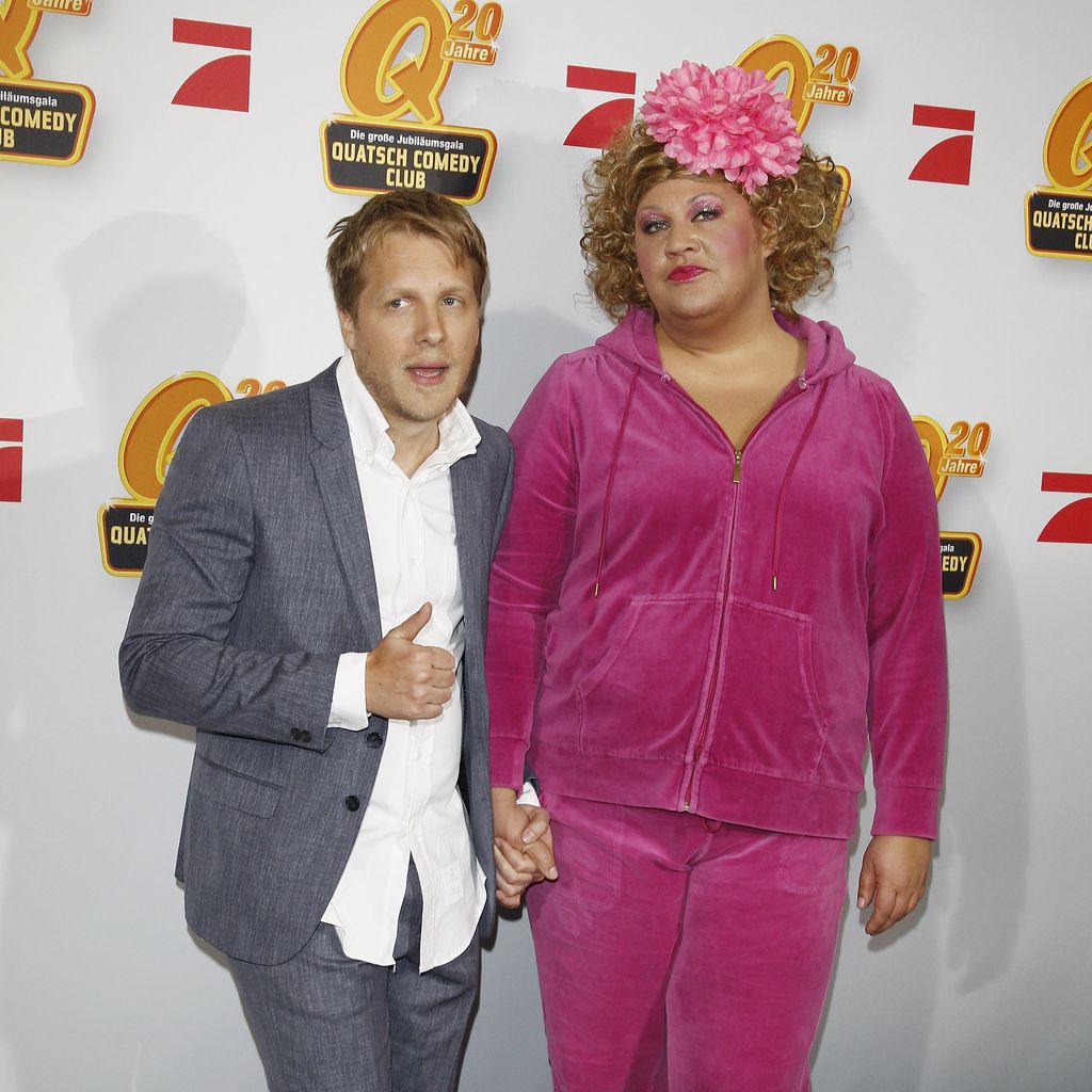Oliver Pocher und Cindy aus Marzahn beim 20-jährigen Jubiläum vom Quatsch Comedy Club