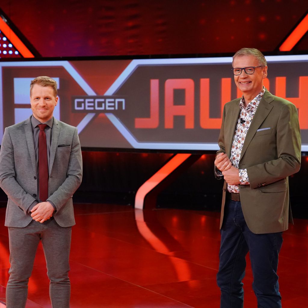 Oliver Pocher und Günther Jauch bei "5 gegen Jauch"