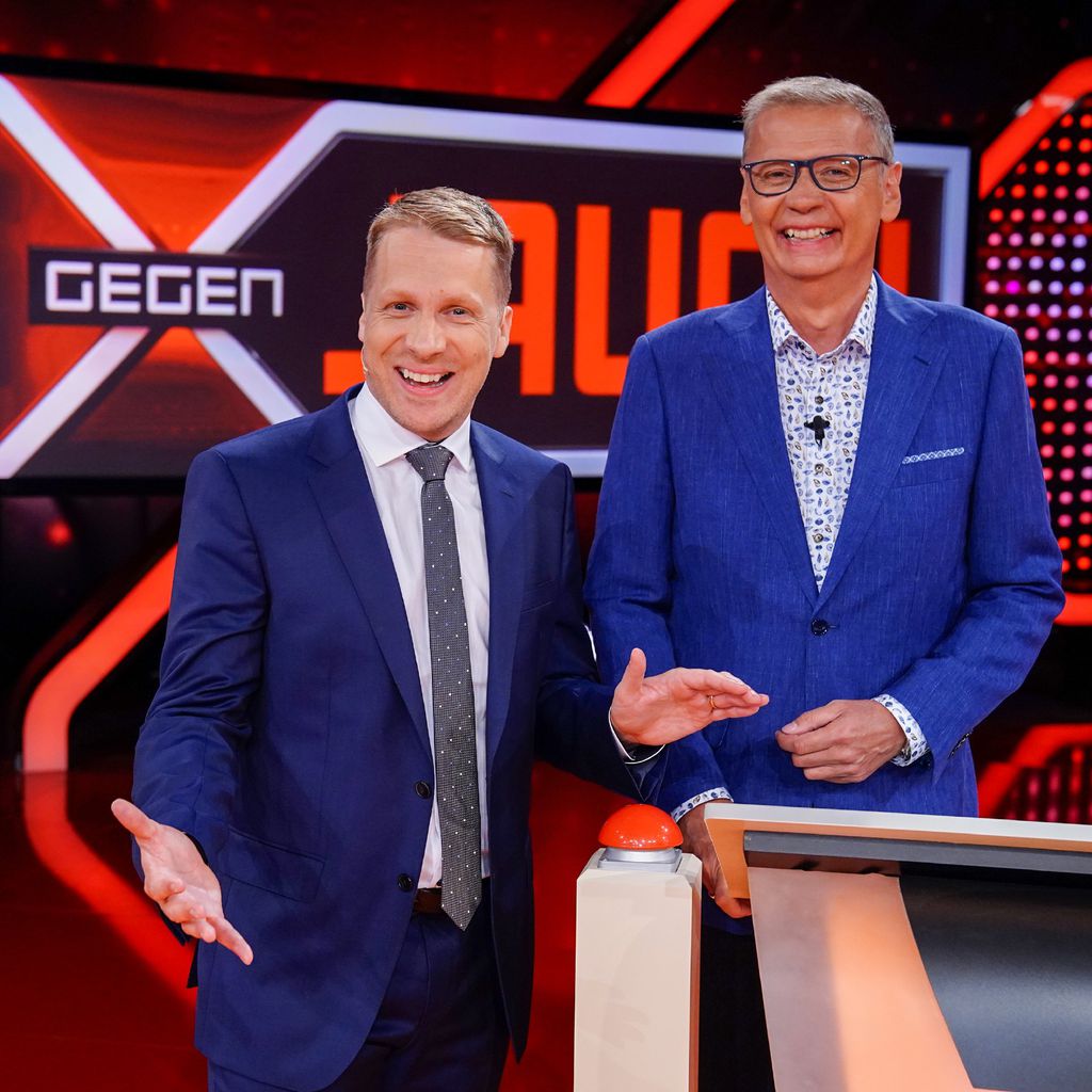 Oliver Pocher und Günther Jauch bei "5 gegen Jauch"