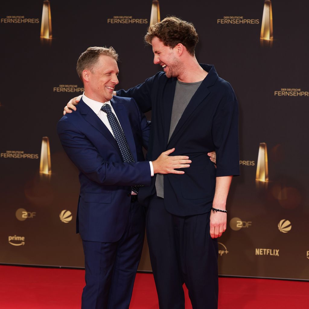 Oliver Pocher und Luke Mockridge beim Deutschen Fernsehpreis 2023