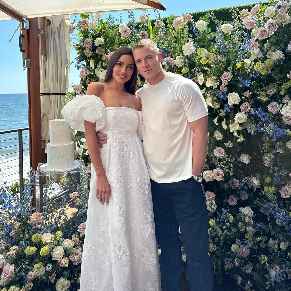 Olivia Culpo und Christian McCaffrey, 2024