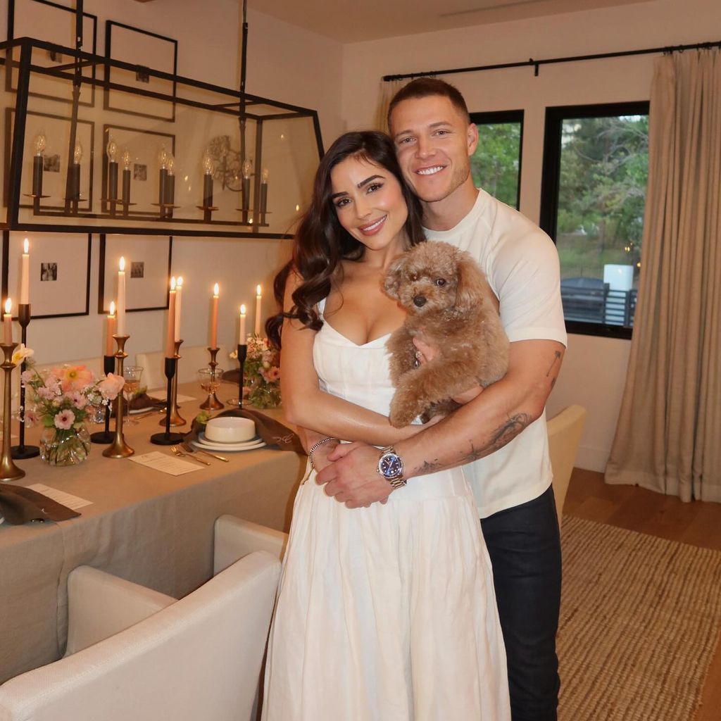 Olivia Culpo und ihr Verlobter Christian McCaffrey