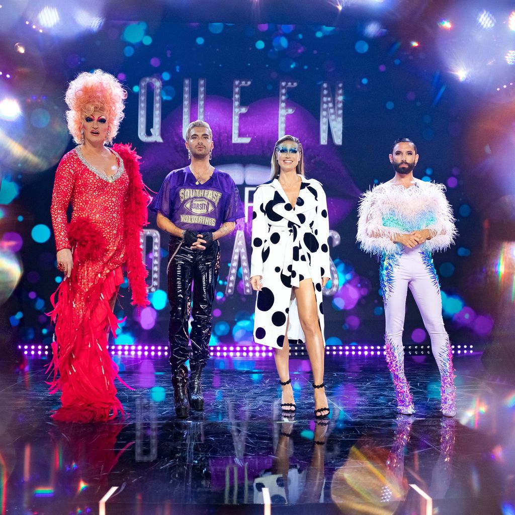 Olivia Jones, Bill Kaulitz, Heidi Klum und Conchita Wurst