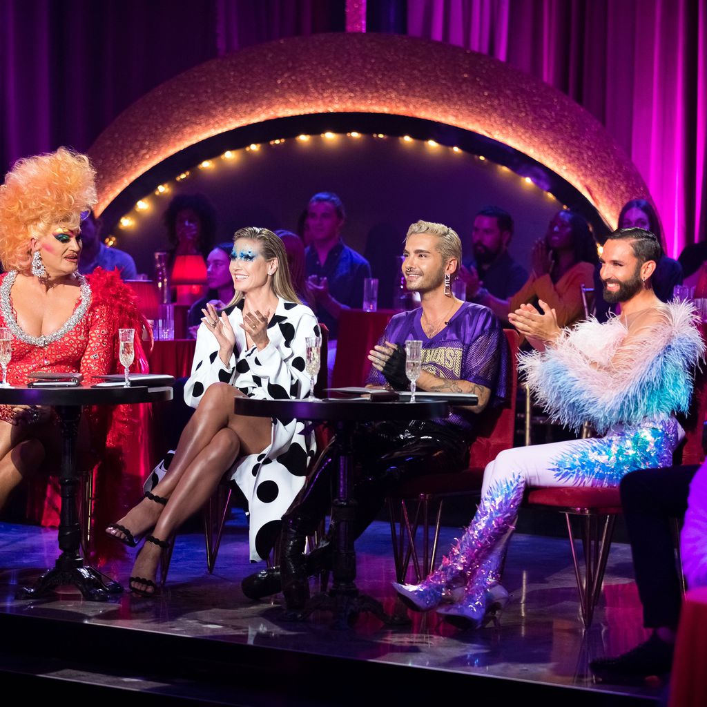 Olivia Jones, Heidi Klum, Bill Kaulitz und Conchita Wurst