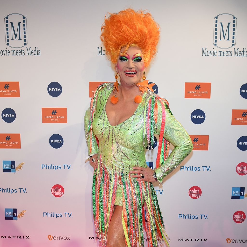 Olivia Jones auf dem roten Teppich 2018