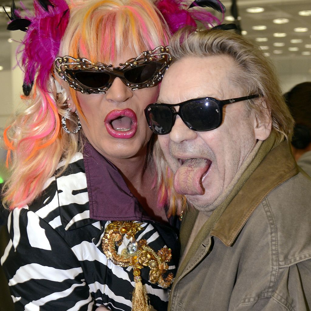 Olivia Jones und Helmut Berger im Januar 2013