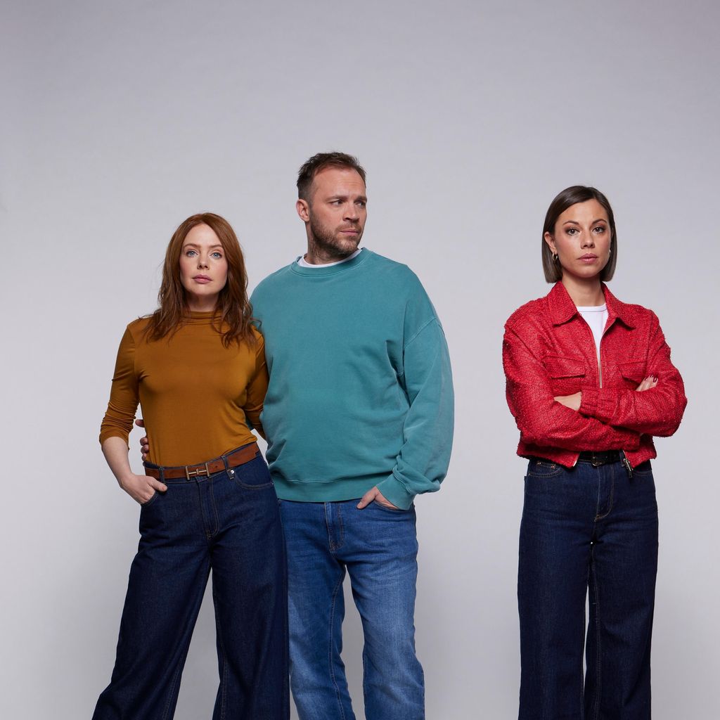 Olivia Marei als Toni, Patrick Heinrich als Erik und Anna-Katharina als Matilda Gerner