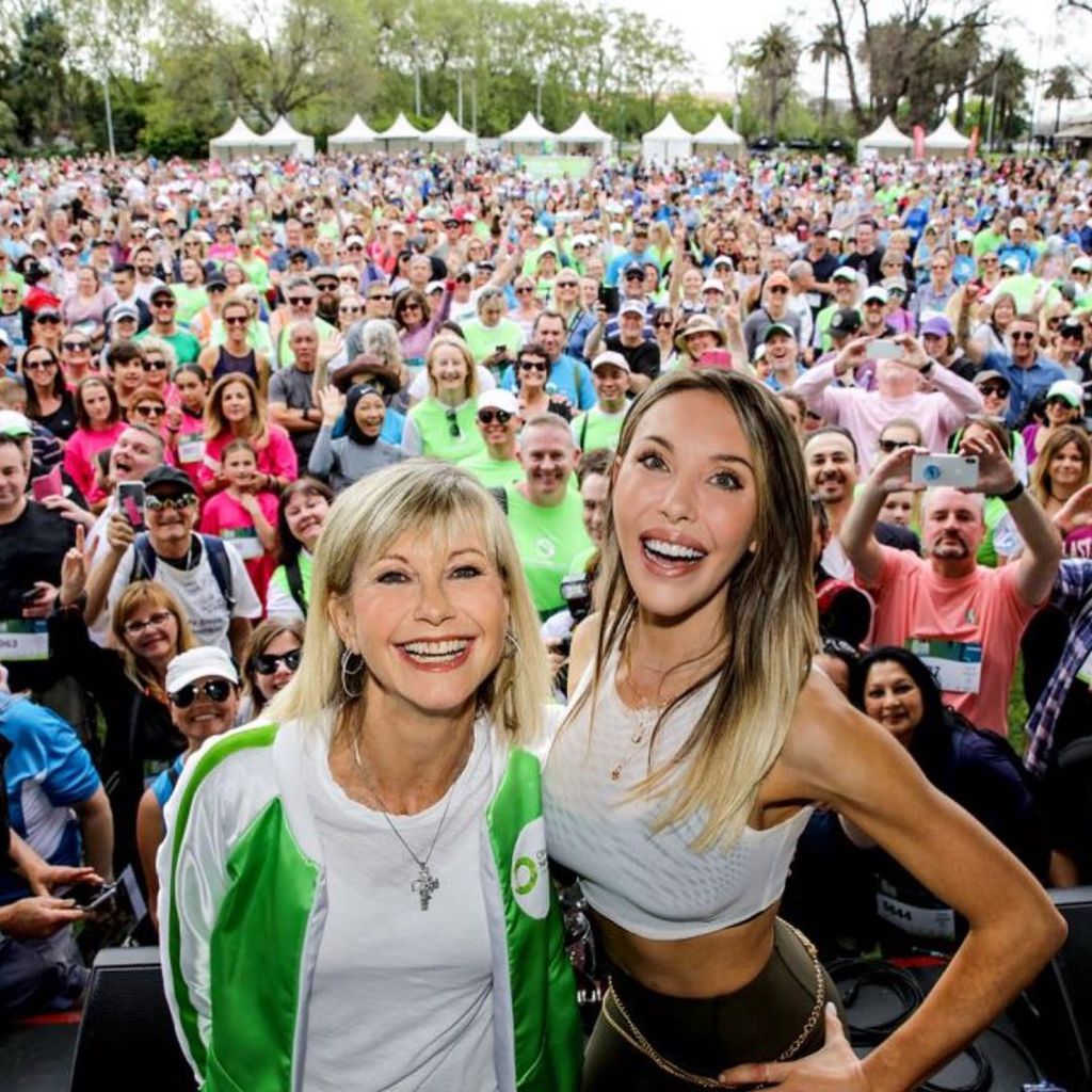Olivia Newton-John und Chloe Lattanzi