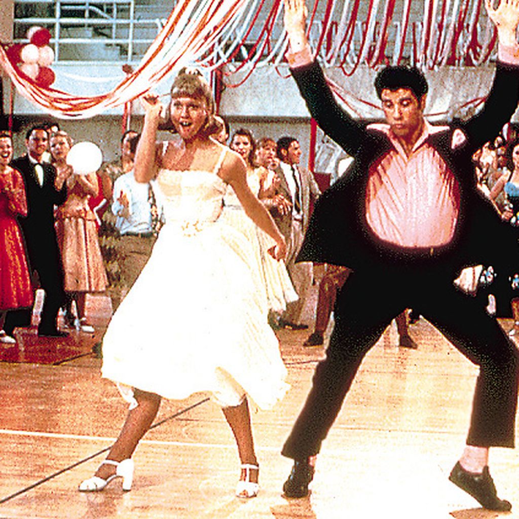 Olivia Newton-John und John Travolta in "Grease"