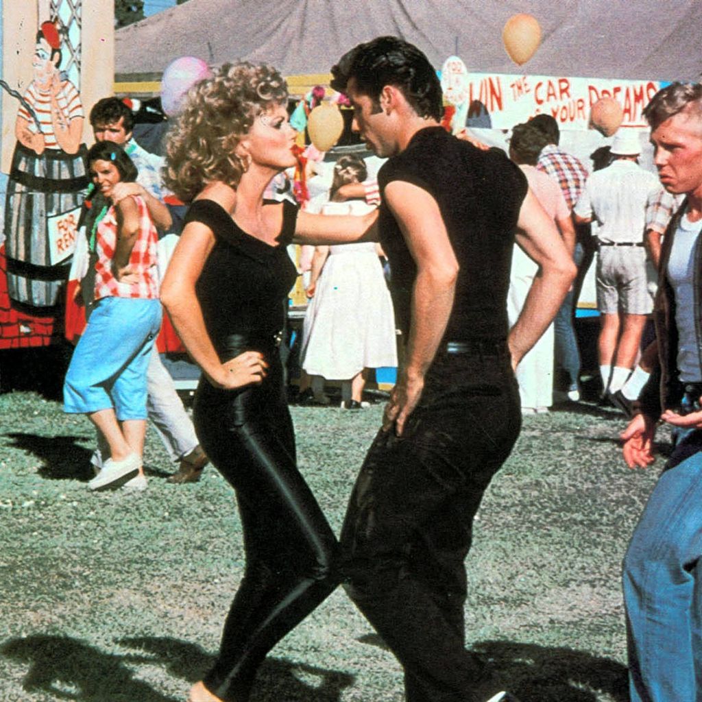 Olivia Newton-John und John Travolta in "Grease"