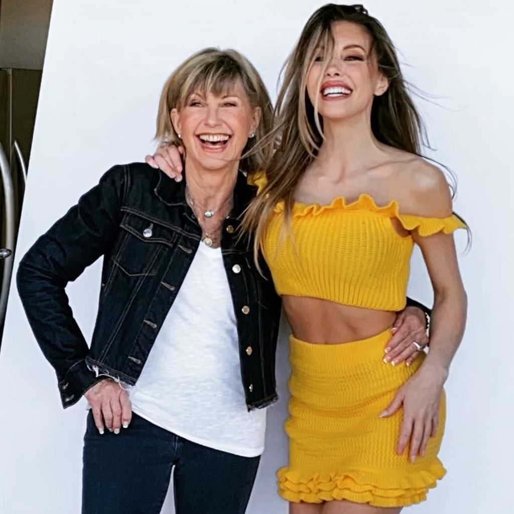 Olivia Newton-John und Chloe Lattanzi