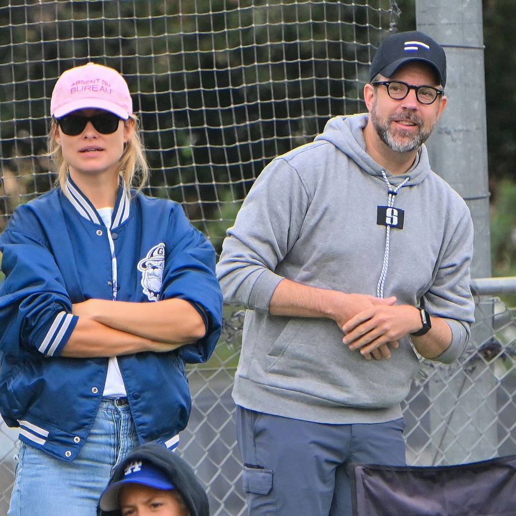 Olivia Wilde und ihr Ex Jason Sudeikis beim Fußballspiel ihres Kindes
