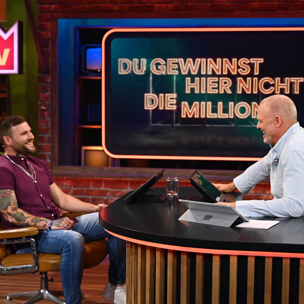 Olli Buse und Stefan Raab bei "Du gewinnst hier nicht die Million bei Stefan Raab"