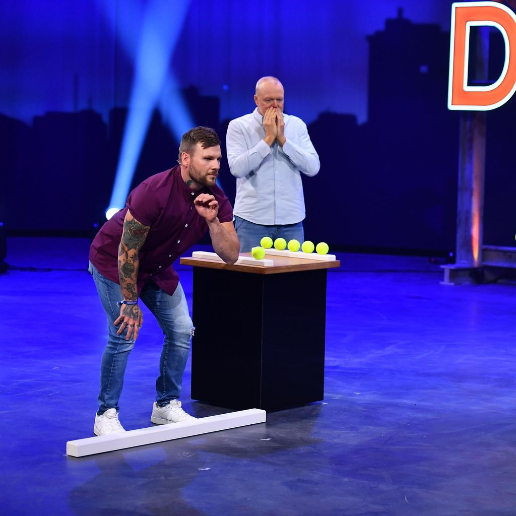 Olli Buse und Stefan Raab bei "Du gewinnst hier nicht die Million bei Stefan Raab"