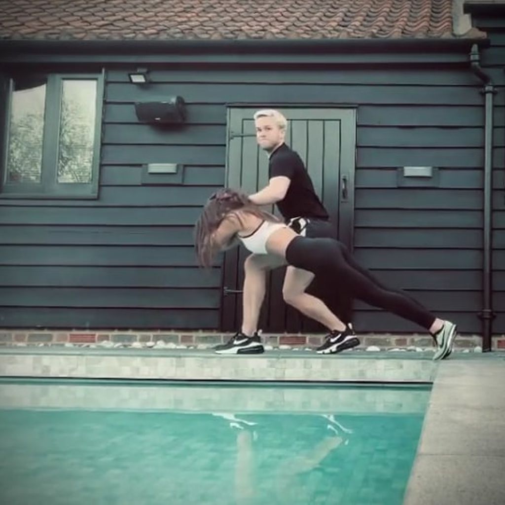 Olly Murs und Amelia Tank im April 2020