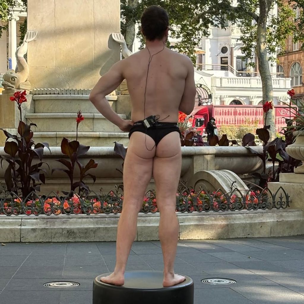 Olly Murs nackt in London, Juli 2025