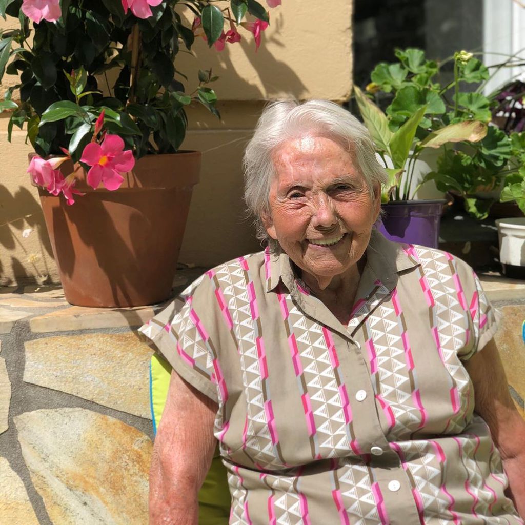 Oma Hedel im Mai 2020