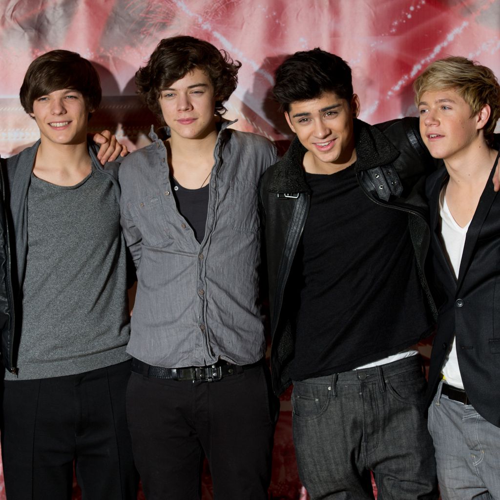 One Direction bei einem "X-Factor"-Fotoshooting in London im Dezember 2010