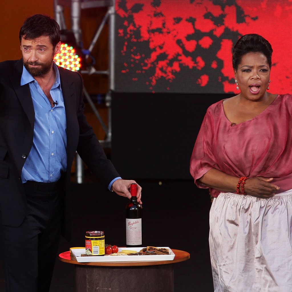 Hugh Jackman und Oprah Winfrey im Jahr 2010