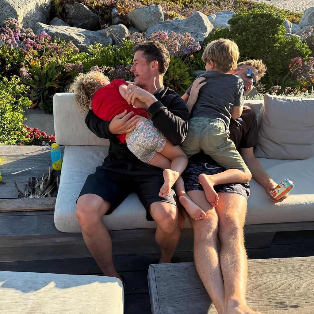 Orlando Bloom mit seiner Tochter Daisy Dove
