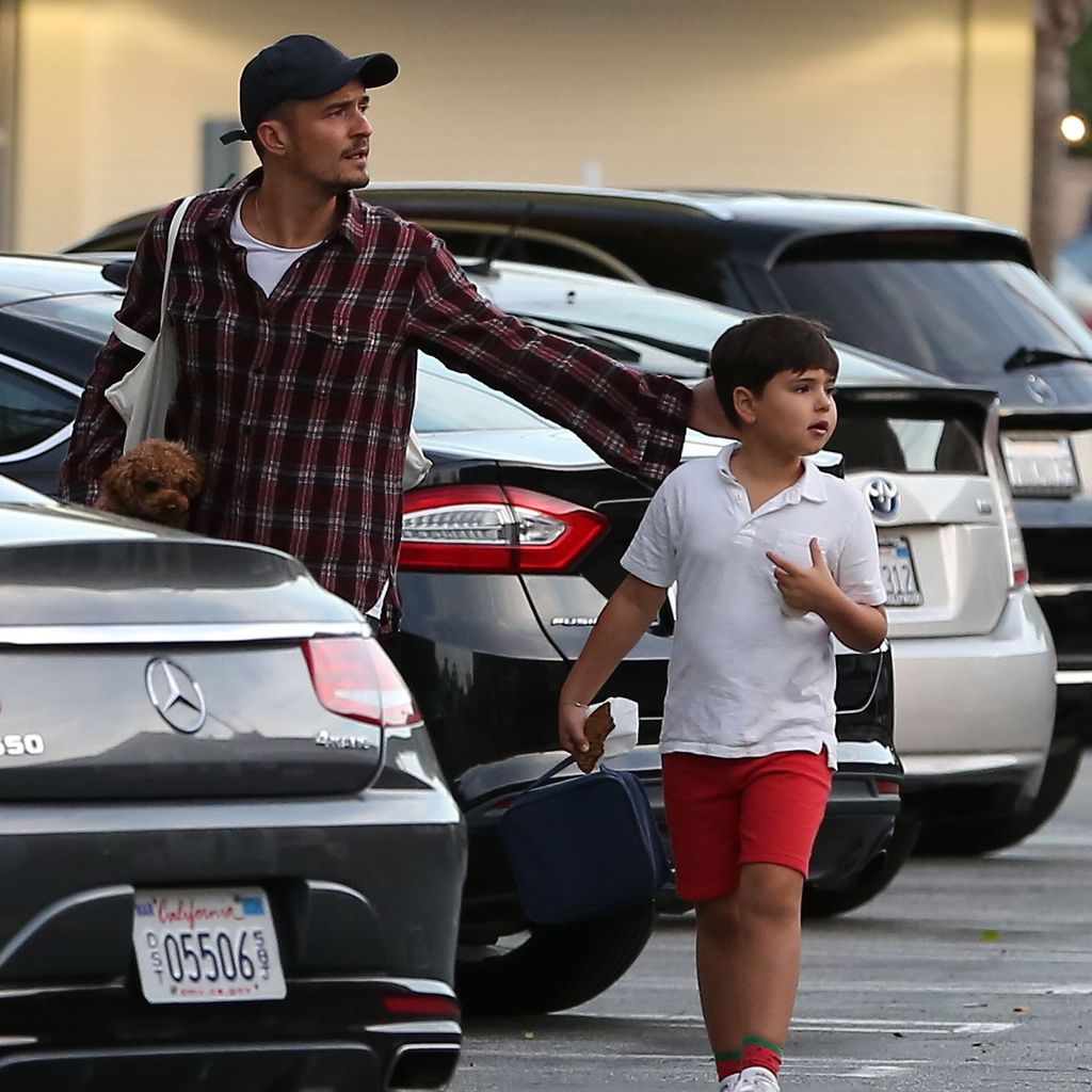 Orlando Bloom mit seinem Sohn Flynn