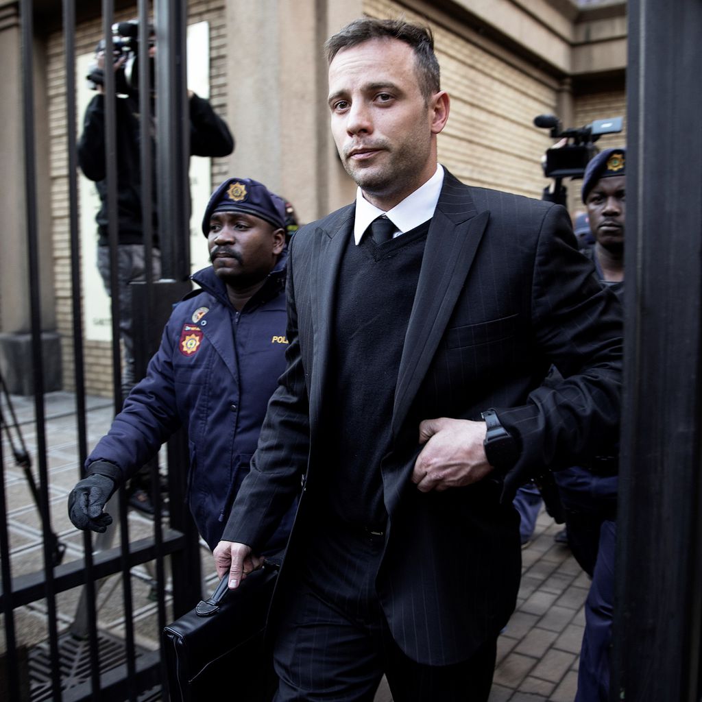 Oscar Pistorius bei einem Gerichtstermin, 2016