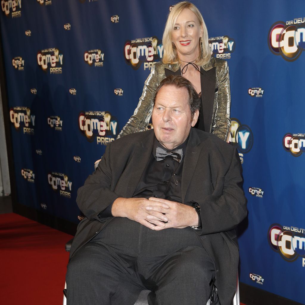 Ottfried Fischer und seine Partnerin Simone Brandlmeier beim Deutschen Comedy Preis 2017