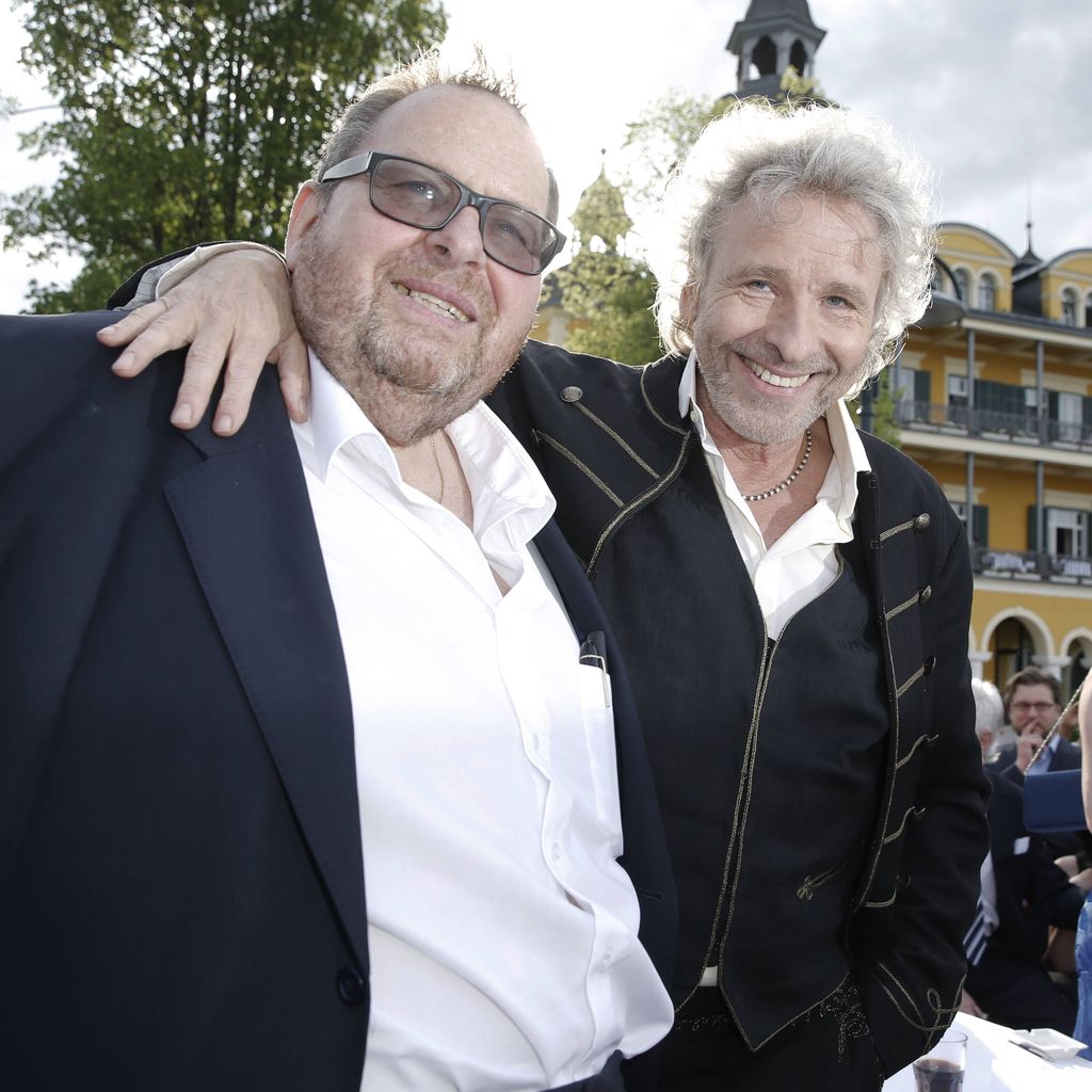 Ottfried Fischer und Thomas Gottschalk in Velden am Wörthersee, 8. Mai 2015
