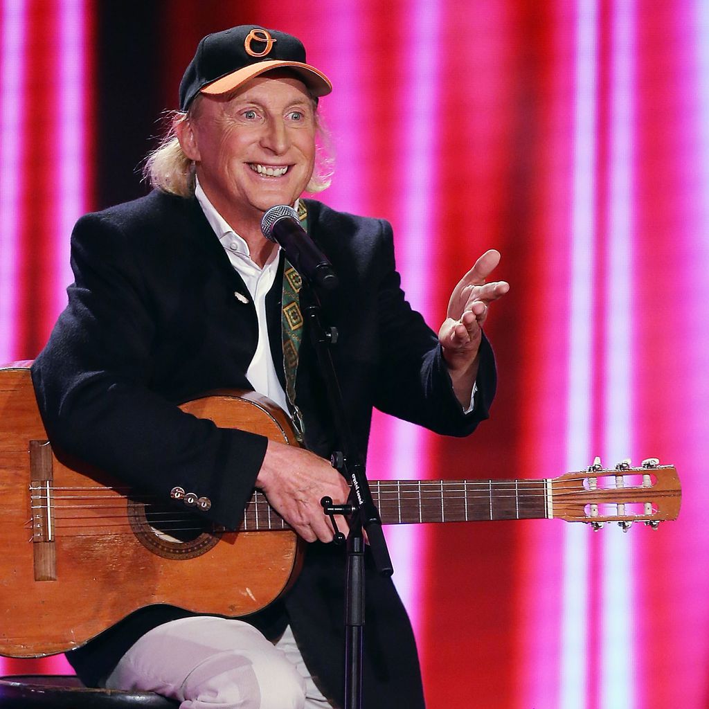 Otto Waalkes während einer Show in Freiburg im Breisgau